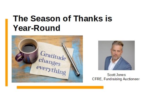 The Season of Thanks is Year-Round