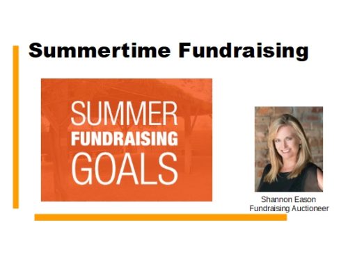 Summertime Fundraising