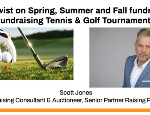 New Twist on Spring, Summer and Fall fundraising: Fundraising Tennis & Golf Tournaments