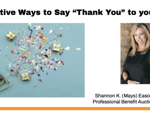 15 Creative Ways to Say “Thank You” to your Donors