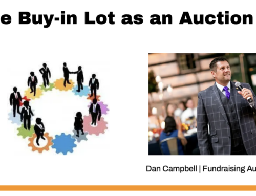 The Buy-in Lot as an Auction Item